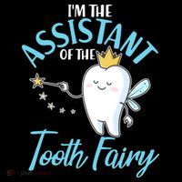 Funny Cute I'm The Assistant Tooth Fairy Coaster thumb 2