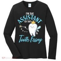 Funny Cute I'm The Assistant Tooth Fairy Women's Long Sleeve Shirt thumb 0