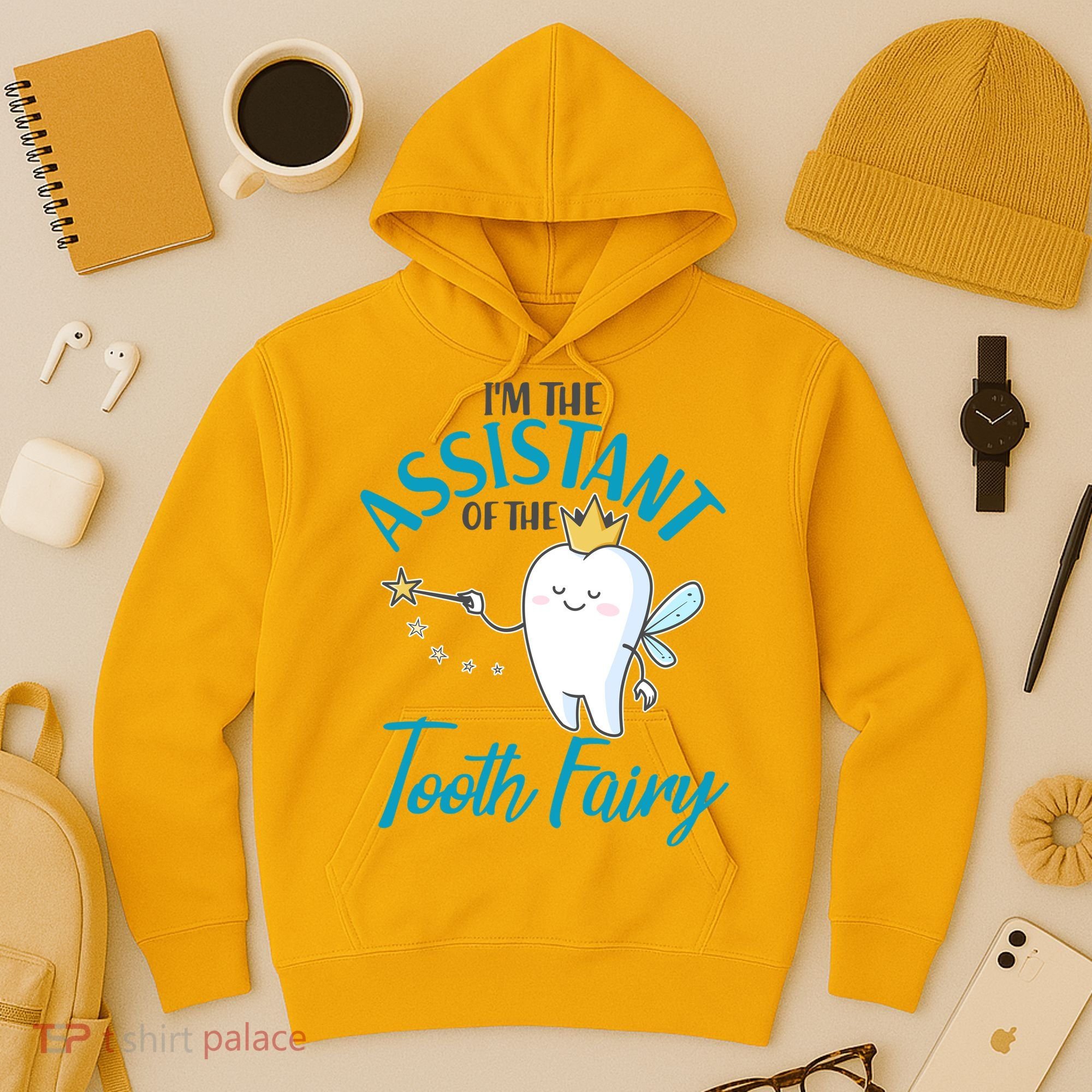 Funny Cute I'm The Assistant Tooth Fairy Hoodie