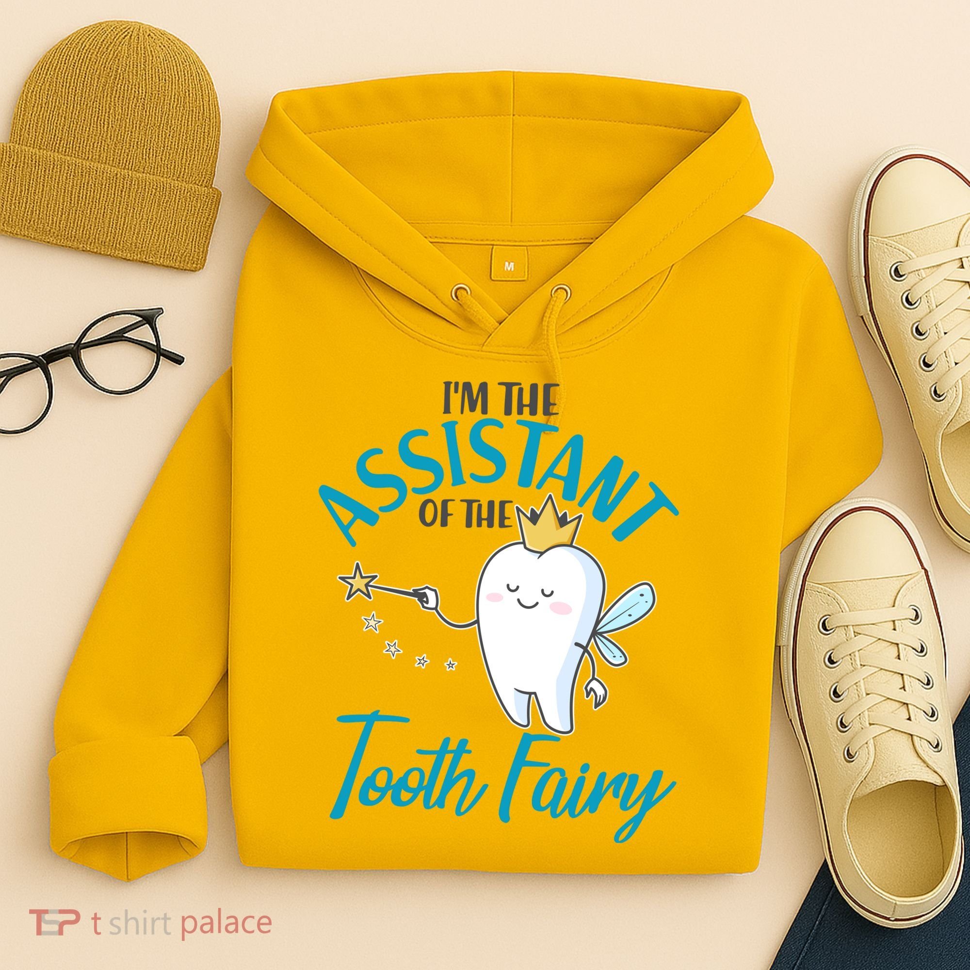 Funny Cute I'm The Assistant Tooth Fairy Hoodie