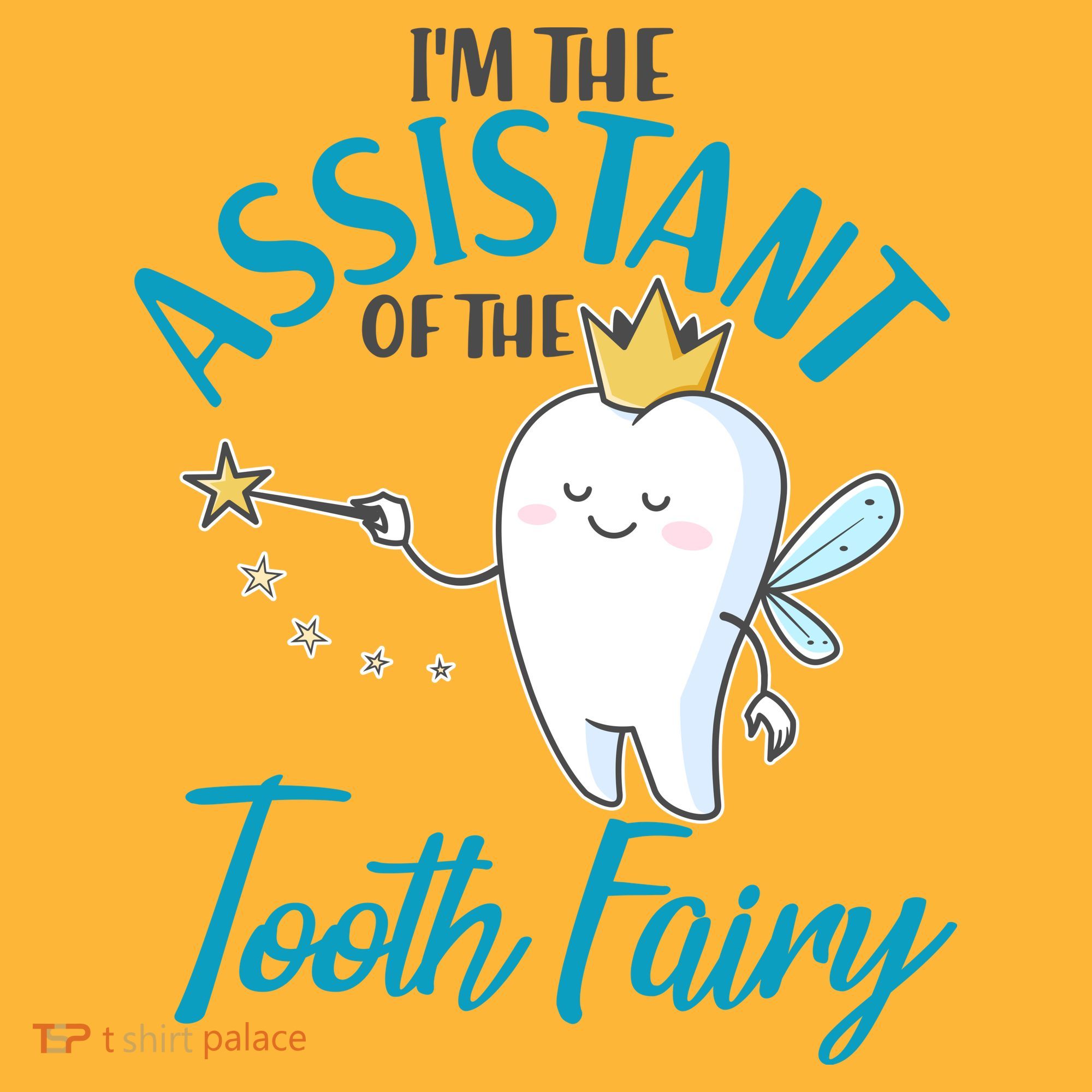 Funny Cute I'm The Assistant Tooth Fairy Baby Bodysuit