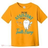 Funny Cute I'm The Assistant Tooth Fairy Toddler T-Shirt thumb 0
