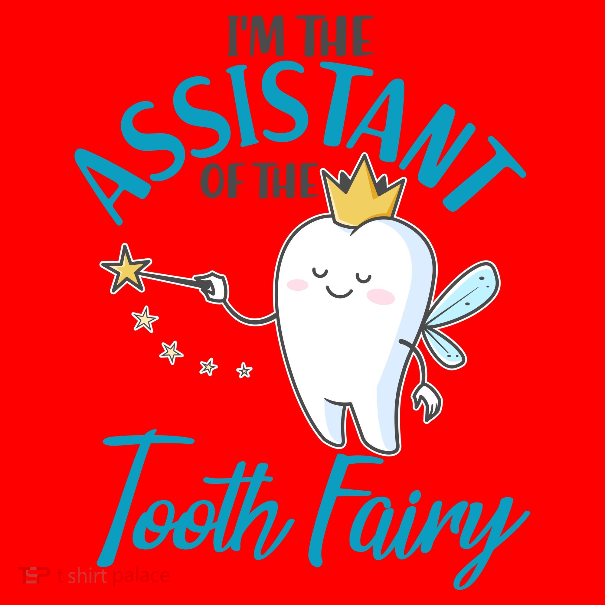 Funny Cute I'm The Assistant Tooth Fairy Santa Hat