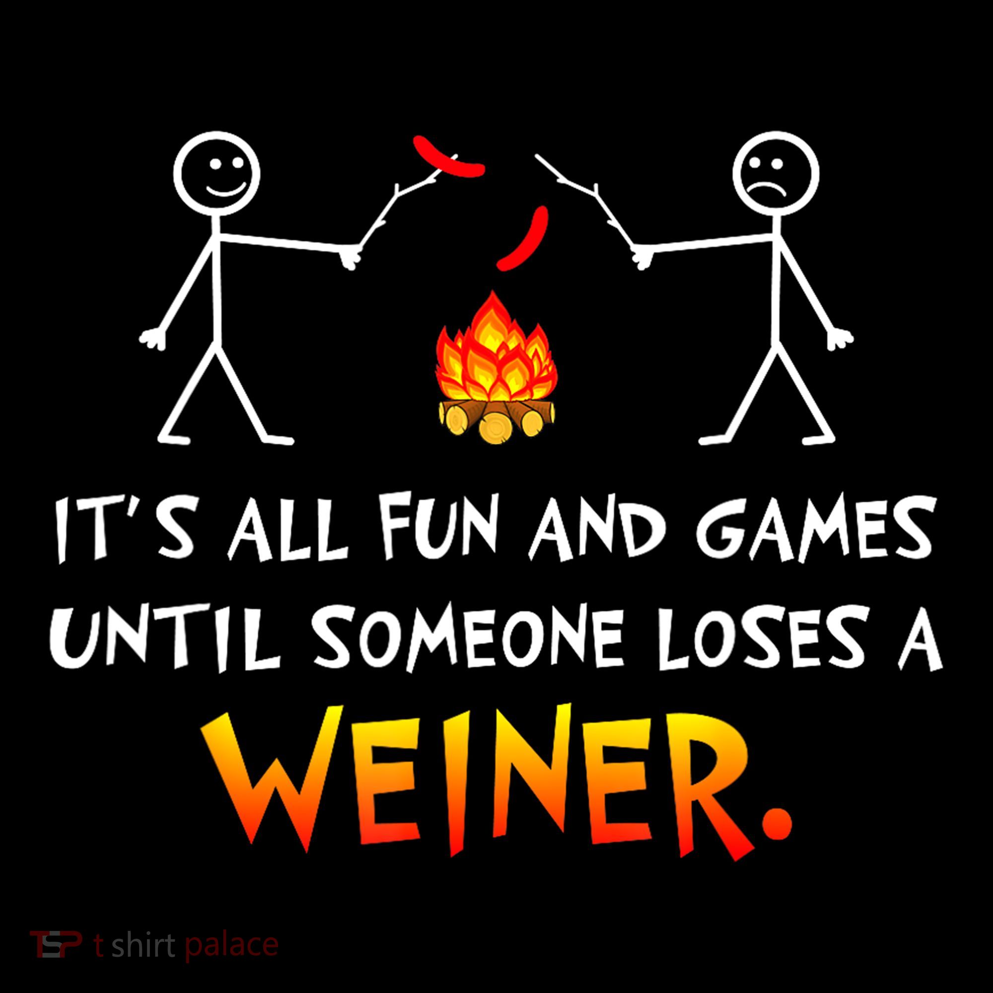 Funny Camp Its All Fun And Games Until Someone Loses Weiner Gift Women's Hoodie