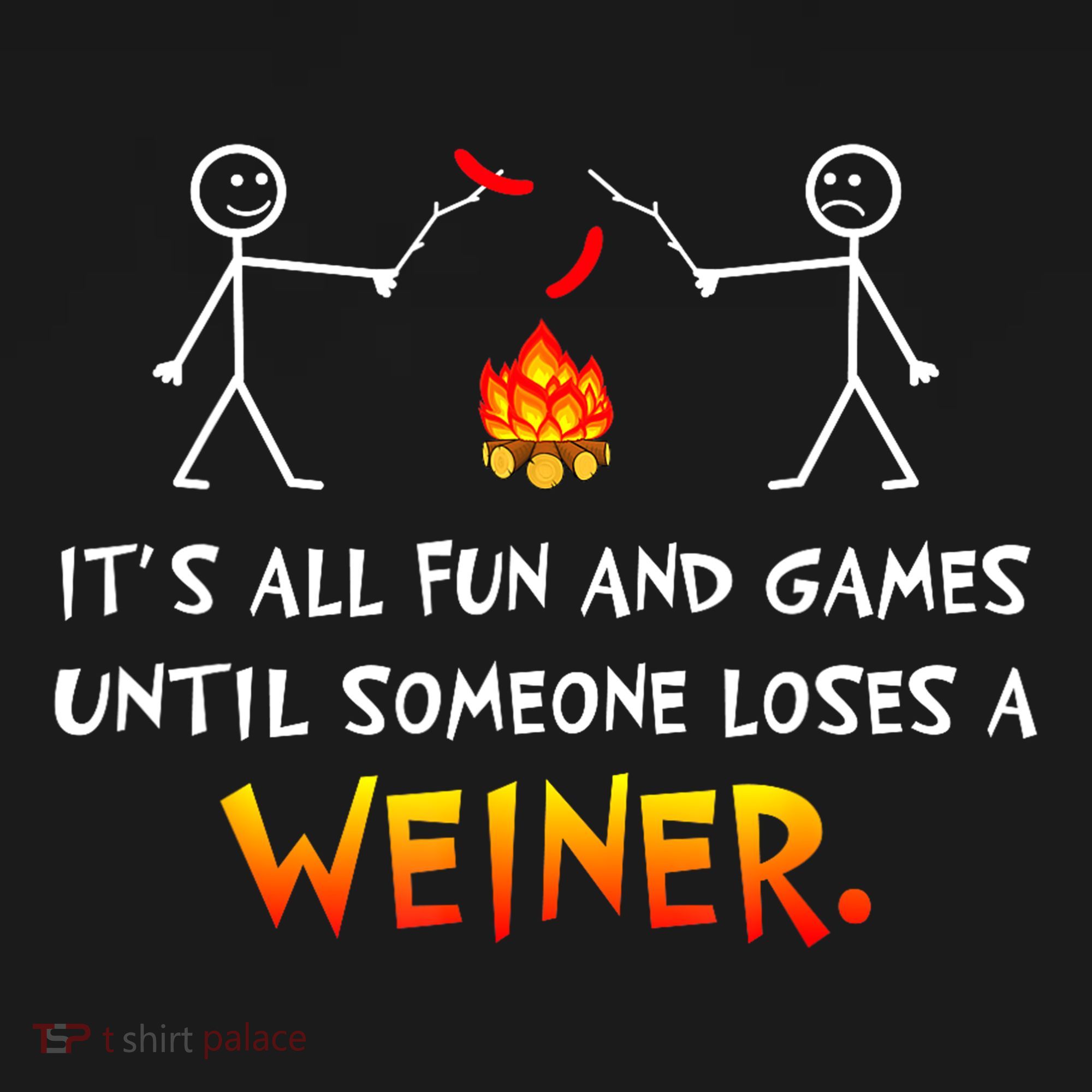 Funny Camp Its All Fun And Games Until Someone Loses Weiner Gift Baby Bodysuit