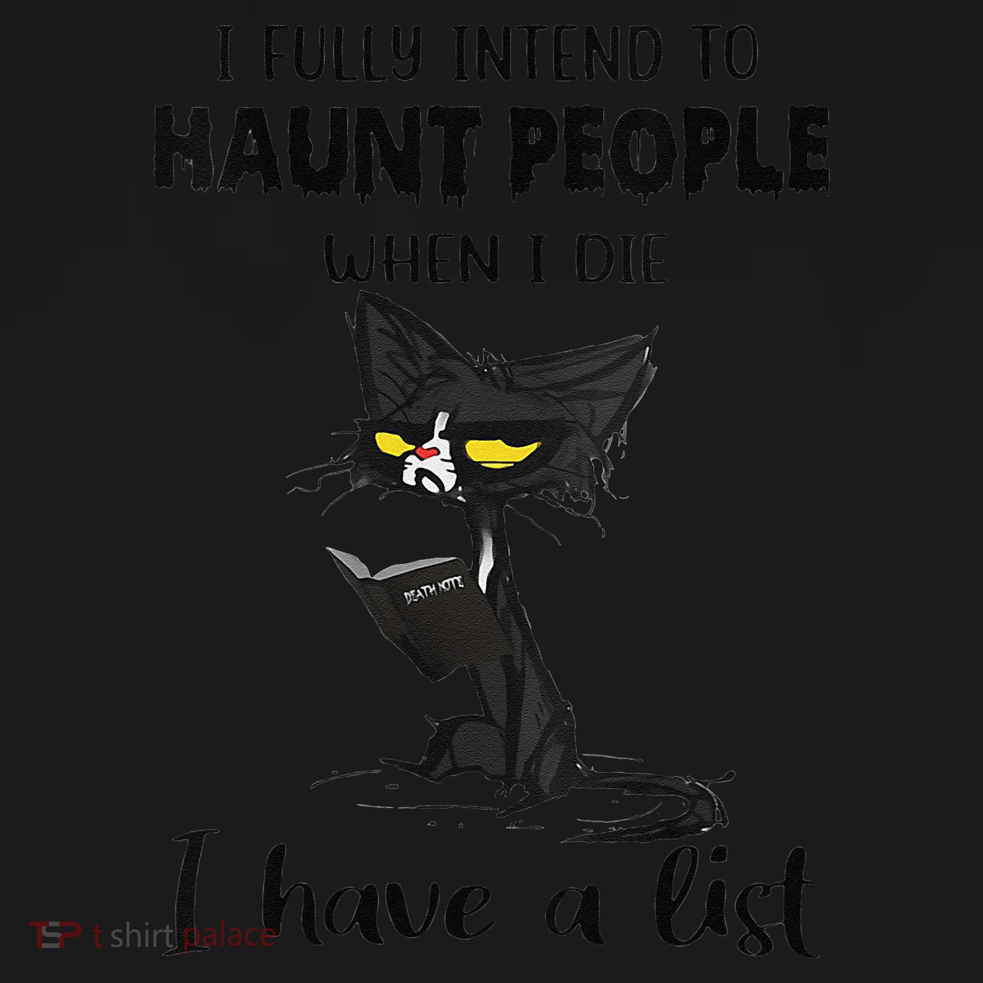 Funny Cat I Fully Intend To Haunt People When I Die Women's Hoodie