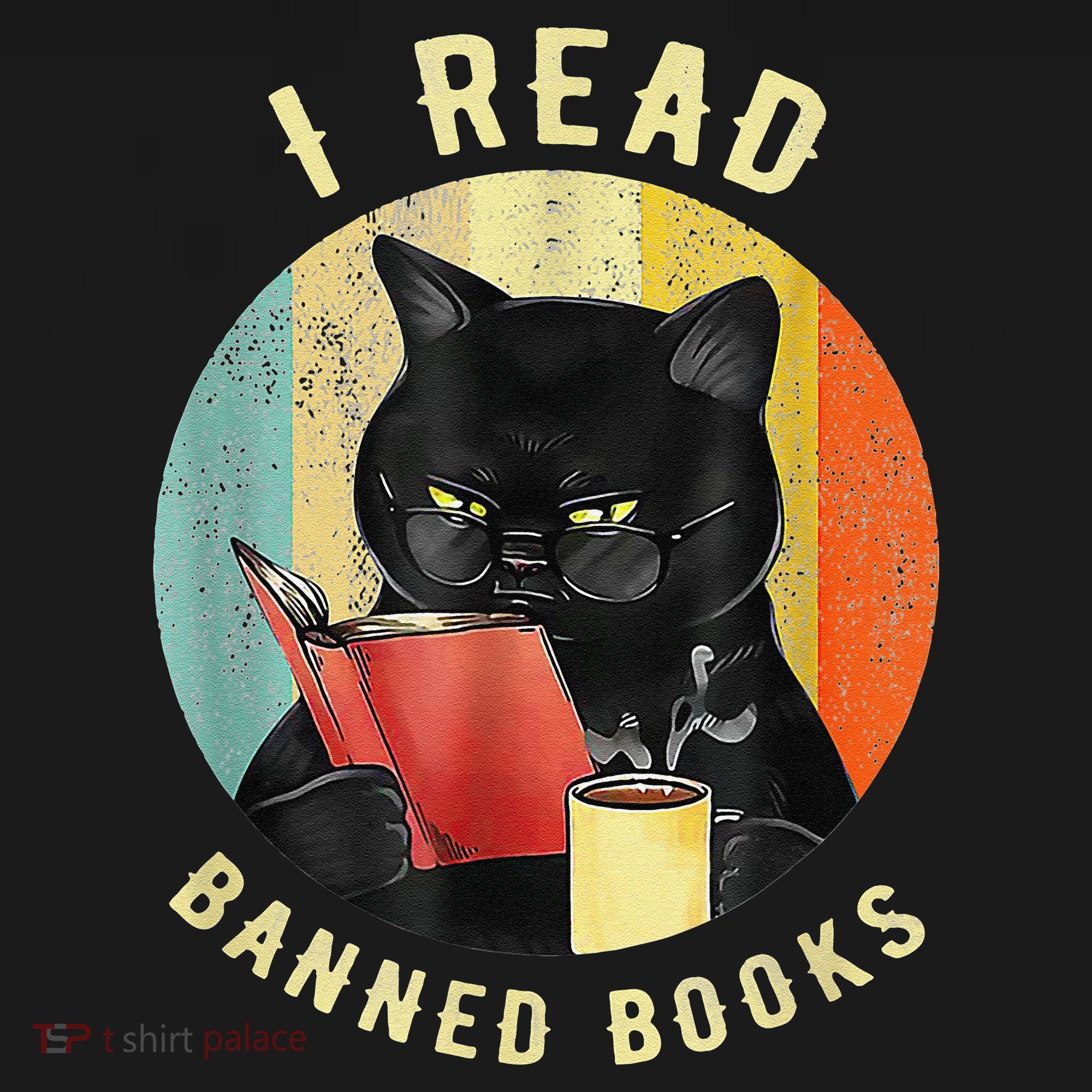 Funny Cat I Read Banned Books Bookworms Loves Reading Books Kids Hoodie