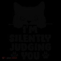 Funny Cat Im Silently Judging You Women's T-Shirt thumb 6