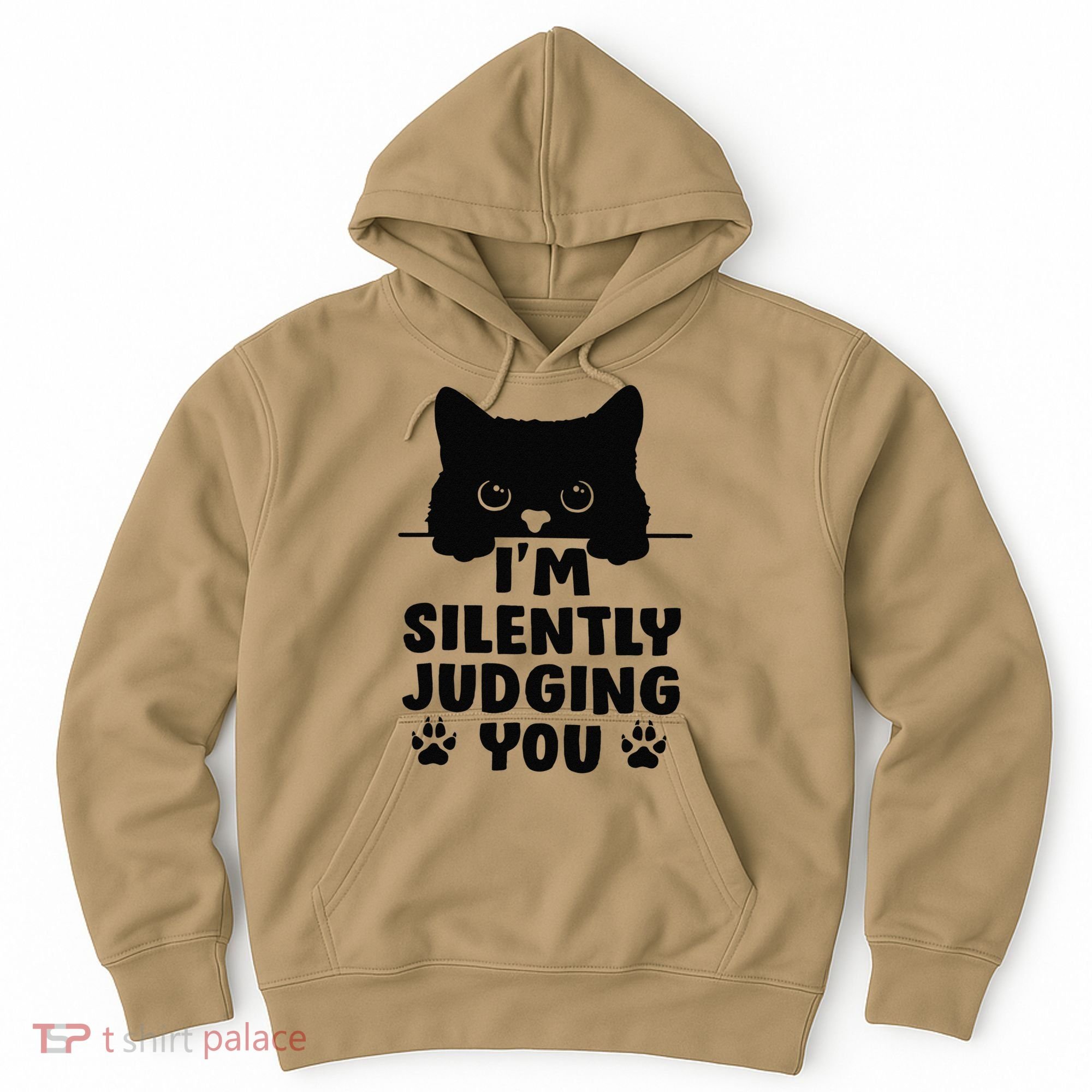 Funny Cat Im Silently Judging You Hoodie