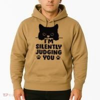 Funny Cat Im Silently Judging You Hoodie thumb 2