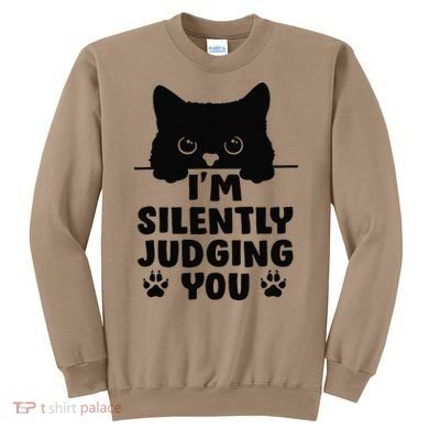 Funny Cat Im Silently Judging You Sweatshirt