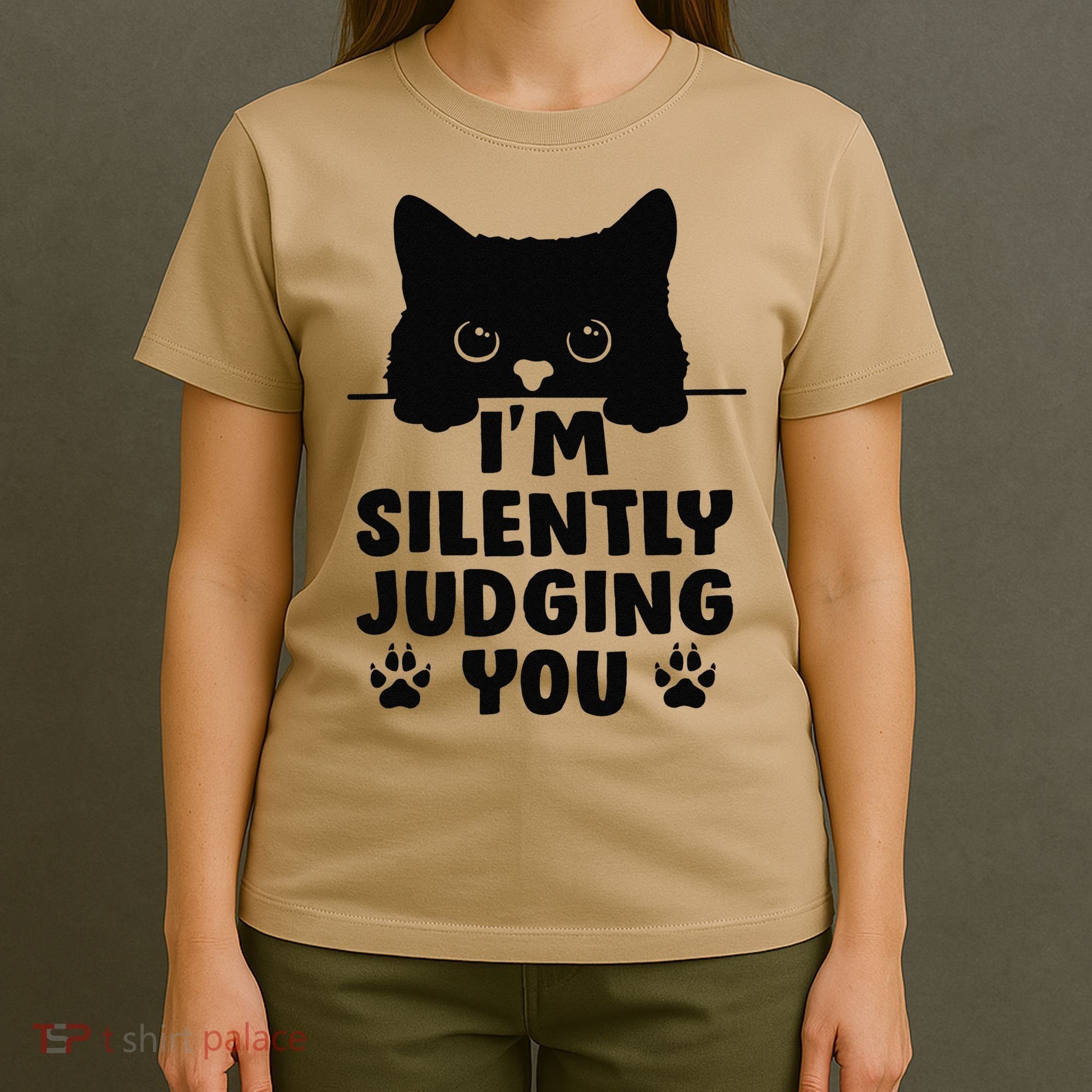 Funny Cat Im Silently Judging You T-Shirt