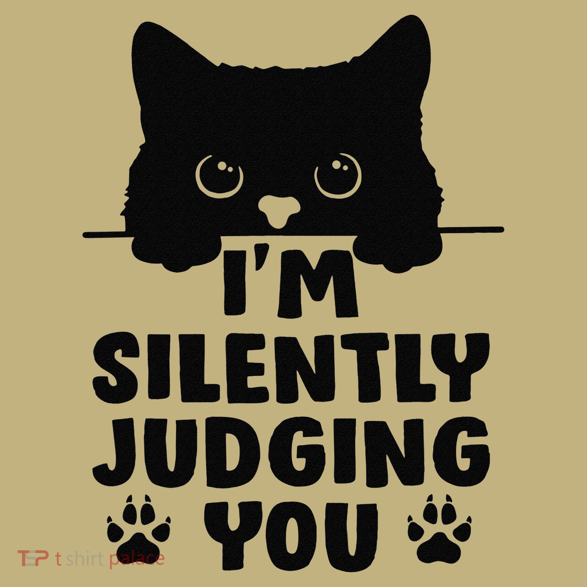 Funny Cat Im Silently Judging You Mousepad