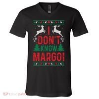Funny Christmas I Dont Know Margo V-Neck T-Shirt thumb 0