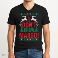 Funny Christmas I Dont Know Margo V-Neck T-Shirt thumb 2
