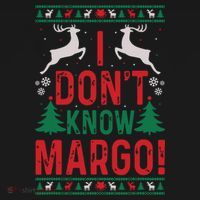 Funny Christmas I Dont Know Margo V-Neck T-Shirt thumb 3