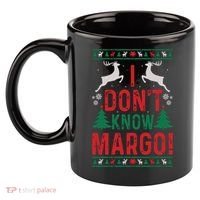 Funny Christmas I Dont Know Margo 11oz C Handle Ceramic Mug thumb 2