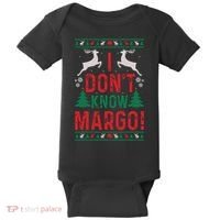 Funny Christmas I Dont Know Margo Baby Bodysuit thumb 0