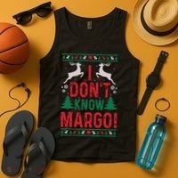 Funny Christmas I Dont Know Margo Tank Top thumb 4