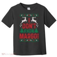 Funny Christmas I Dont Know Margo Toddler T-Shirt thumb 0