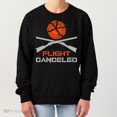 Flight Canceled I Trap Clay Shooting Skeet Shooting Women's Sweatshirt