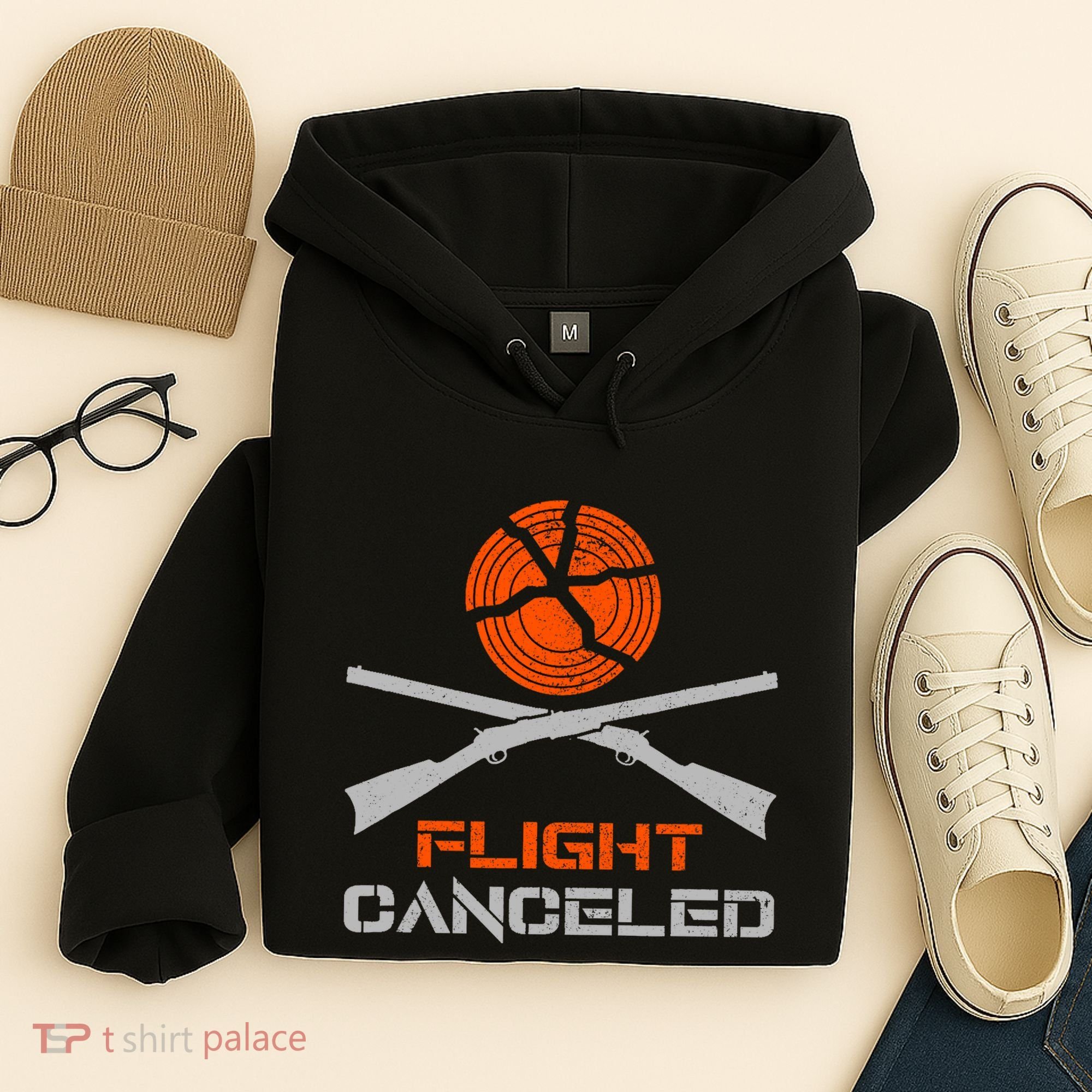 Flight Canceled I Trap Clay Shooting Skeet Shooting Hoodie