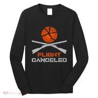 Flight Canceled I Trap Clay Shooting Skeet Shooting Long Sleeve Shirt thumb 0