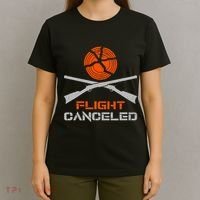 Flight Canceled I Trap Clay Shooting Skeet Shooting T-Shirt thumb 4