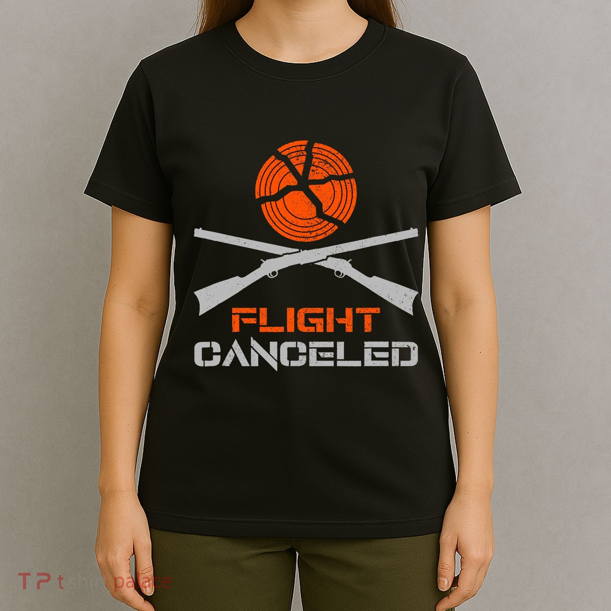Flight Canceled I Trap Clay Shooting Skeet Shooting T-Shirt