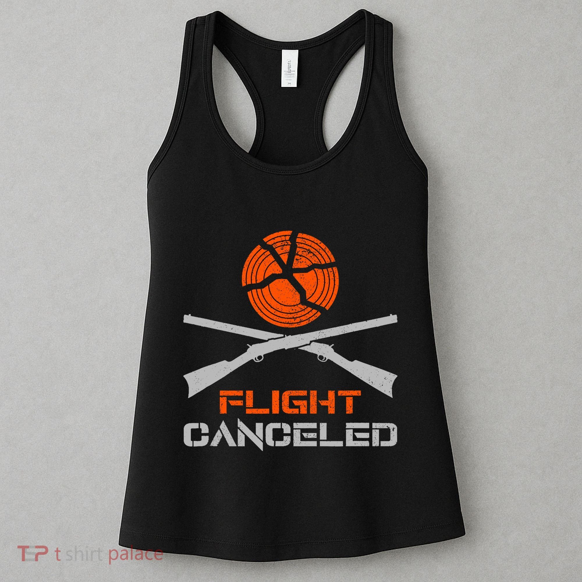 Flight Canceled I Trap Clay Shooting Skeet Shooting Women's Tank Top