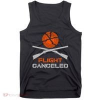 Flight Canceled I Trap Clay Shooting Skeet Shooting Tank Top thumb 0