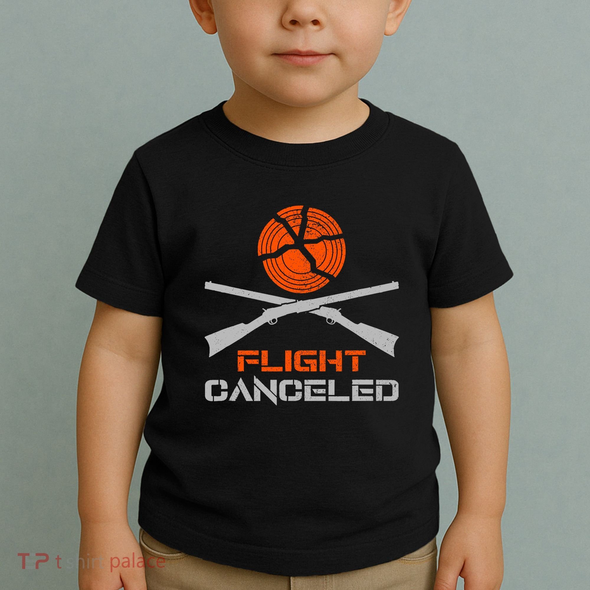 Flight Canceled I Trap Clay Shooting Skeet Shooting Toddler T-Shirt