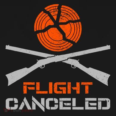 Flight Canceled I Trap Clay Shooting Skeet Shooting Kids Hoodie