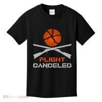 Flight Canceled I Trap Clay Shooting Skeet Shooting Kids T-Shirt thumb 0