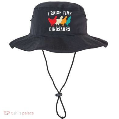 Funny Chickens I Raise Tiny Dinosaurs Backyard Chickens Homestead Chicken Lover Bucket Hat