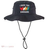 Funny Chickens I Raise Tiny Dinosaurs Backyard Chickens Homestead Chicken Lover Bucket Hat thumb 0