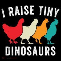 Funny Chickens I Raise Tiny Dinosaurs Backyard Chickens Homestead Chicken Lover Coffee Mug thumb 5