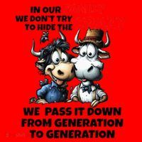 Funny Cow In Our Family We DonT Try To Hide The Crazy Santa Hat thumb 1