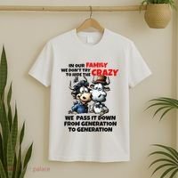 Funny Cow In Our Family We DonT Try To Hide The Crazy T-Shirt thumb 2