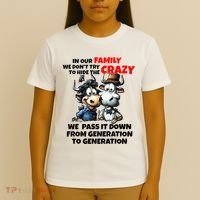 Funny Cow In Our Family We DonT Try To Hide The Crazy T-Shirt thumb 4