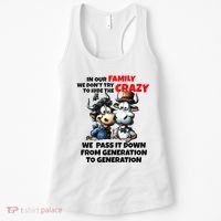 Funny Cow In Our Family We DonT Try To Hide The Crazy Women's Tank Top thumb 0