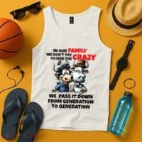 Funny Cow In Our Family We DonT Try To Hide The Crazy Tank Top thumb 4