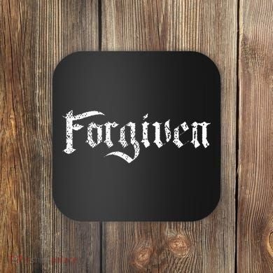 Forgiven Christian Inspirational Design Coaster