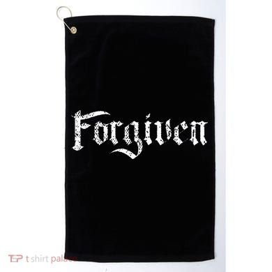 Forgiven Christian Inspirational Design Golf Towel