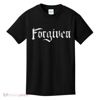 Forgiven Christian Inspirational Design Kids T-Shirt