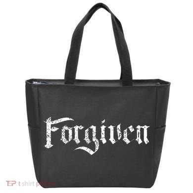 Forgiven Christian Inspirational Design Tote Bag