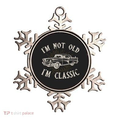Funny Car Im Not Old Im Classic Old Man Gift Ornament