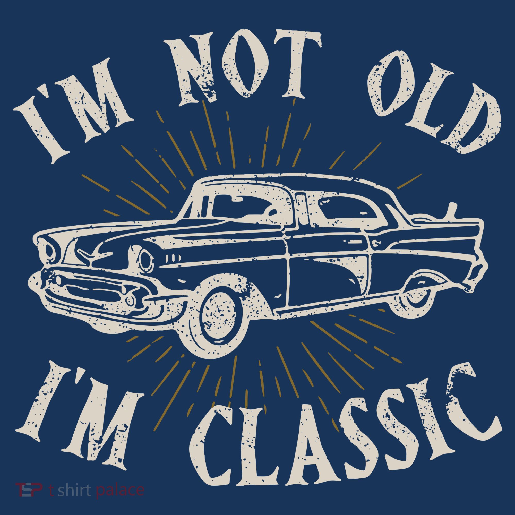 Funny Car Im Not Old Im Classic Old Man Gift Coaster