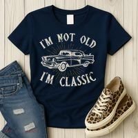Funny Car Im Not Old Im Classic Old Man Gift Women's T-Shirt thumb 3