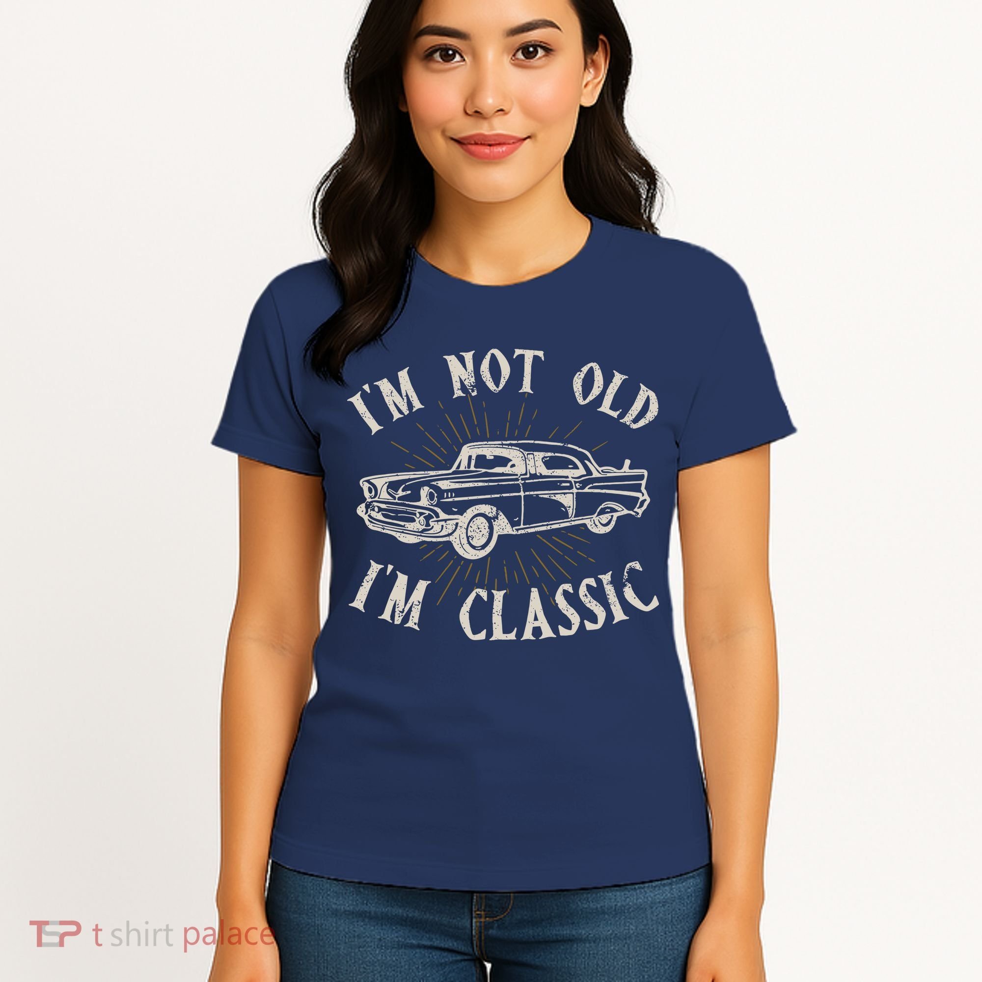 Funny Car Im Not Old Im Classic Old Man Gift Women's T-Shirt